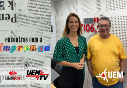 À UEM FM, Juliane Guzzoni relembra carreira e desafios no jornalismo