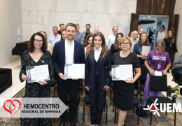 Hemocentro recebe homenagem da Alep por serviços prestados e ISO 9001