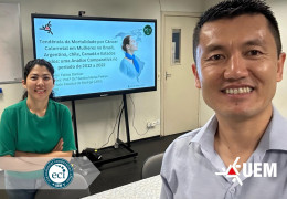 Casal de refugiados do Afeganistão defende mestrado na UEM