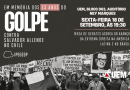 Especialistas discutem nesta sexta (18) os 53 anos do Golpe Militar no Chile