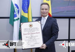 Professor da UEM recebe homenagem da Câmara Municipal de Maringá