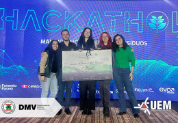 Equipe da UEM vence Hackathon Expoingá com projeto sustentável no agro
